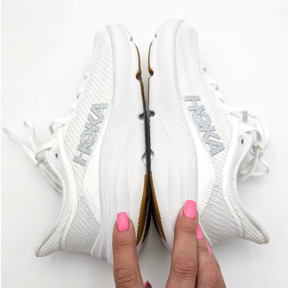 Hoka One One Solimar Running Sneaker Shoes Lace-Up Women's White Size US8B EU40 - Picture 9 of 9
